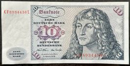 Zehn Deutsche Mark Banknote von 1970 - Top Zustand!