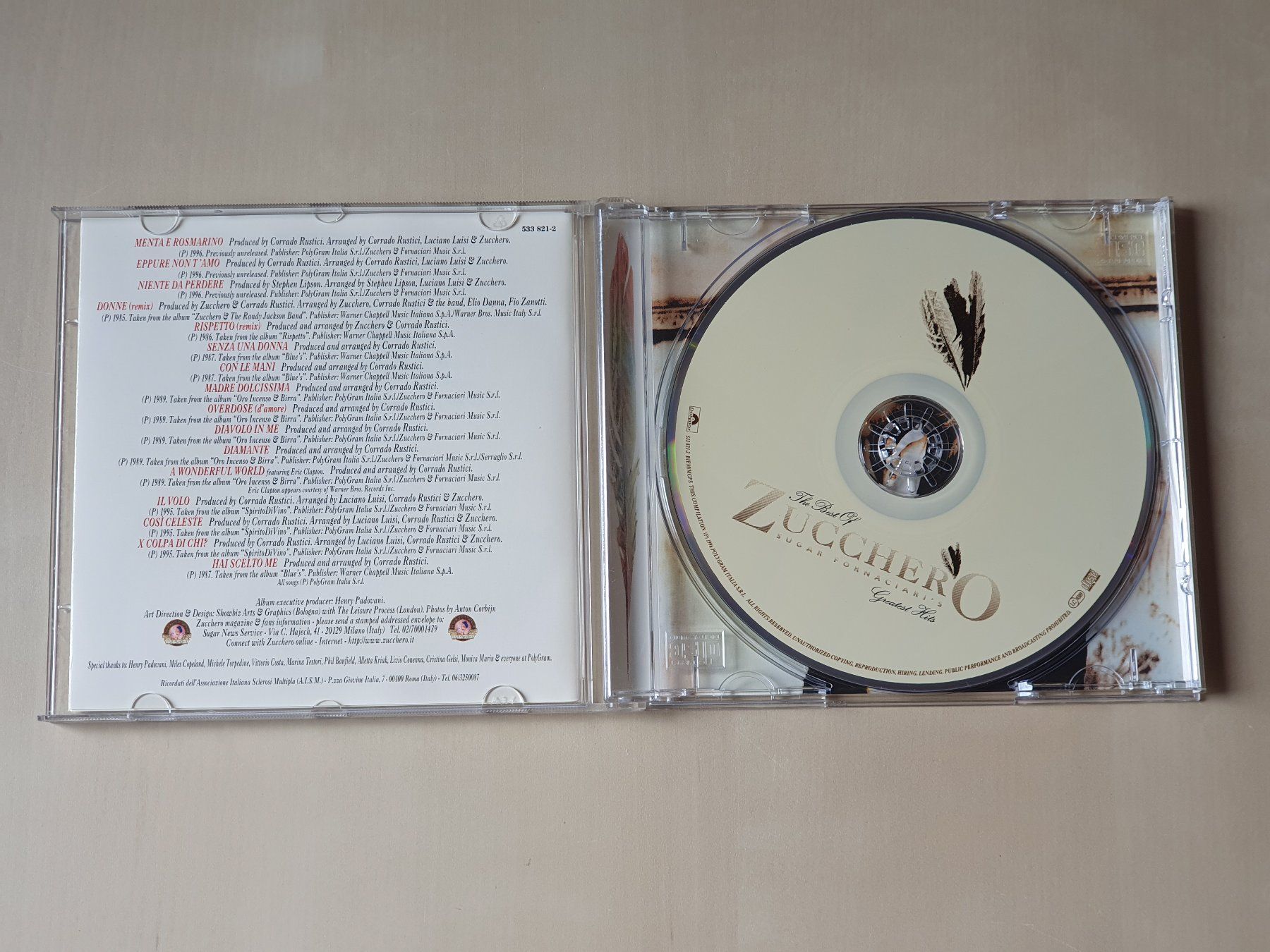 CDs: Zucchero The Best Of – Gebraucht aus Stansstad von collectorsshop 2
