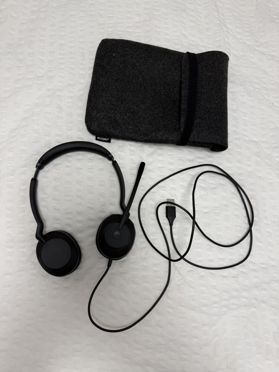 Jabra Cuffie: Jabra Evolve2 Headset mit Tasche schwarz  – Usato da Horgen venduto da Renbert 1