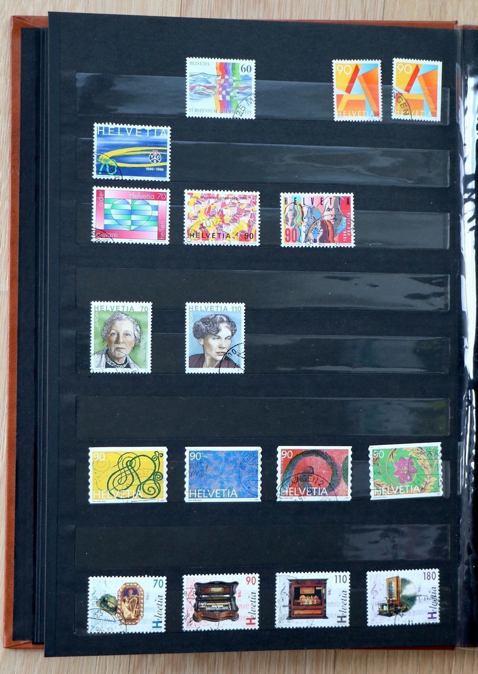 Tutti i francobolli: Briefmarken-Sammlung Schweiz 1990-2008 – Usato da Zürich venduto da Marfe1 2