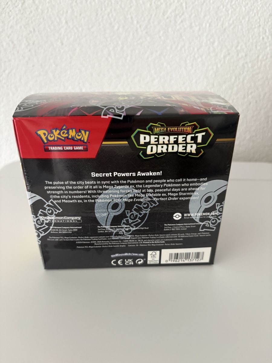 Pokémon Carte collezionabili: Pokémon Mega Evolution perfect order Display (EN) – Nuovo (secondo la descrizione) da Wädenswil venduto da nodoteka 2