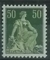 W) 113, Sitzende Helvetia postfrisch Kt. 55.-