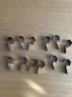 12 Weck Klammern für Weckgläser