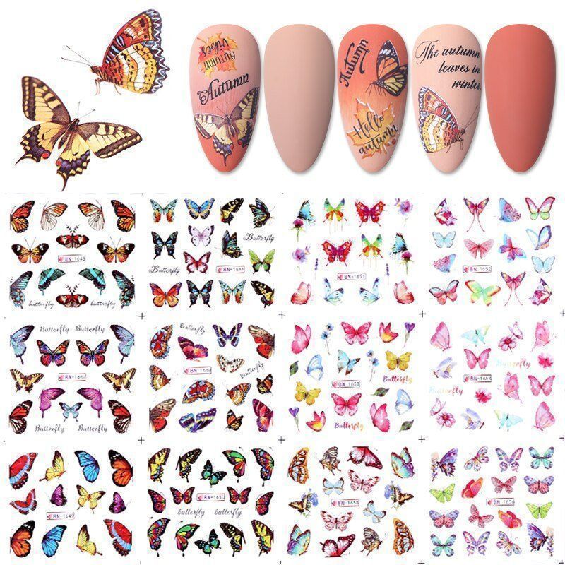 Sticker: 12 Designs Nagel Aufkleber Set Nagel Art – Nuovo e nell'imballaggio originale da Uerkheim venduto da Kaufoption