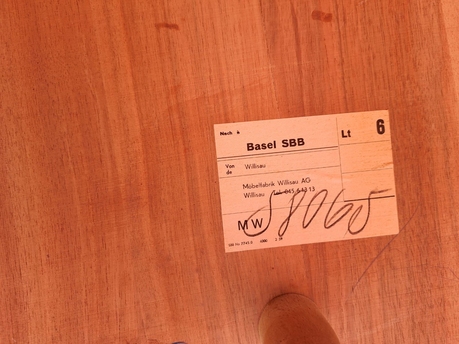 Tavoli: Teak  Ausziehtisch Esstischmit 6 Stühle – Usato da Zwingen venduto da inf_2blh 3