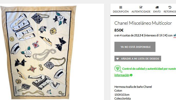 Chanel Foulard & Sciarpe: Schal Chanel châle – Usato da Collonges venduto da Auganien 9