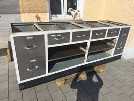 Gastro Tisch , Werkbank mit Schubladen 240 x 68 x H 90 cm