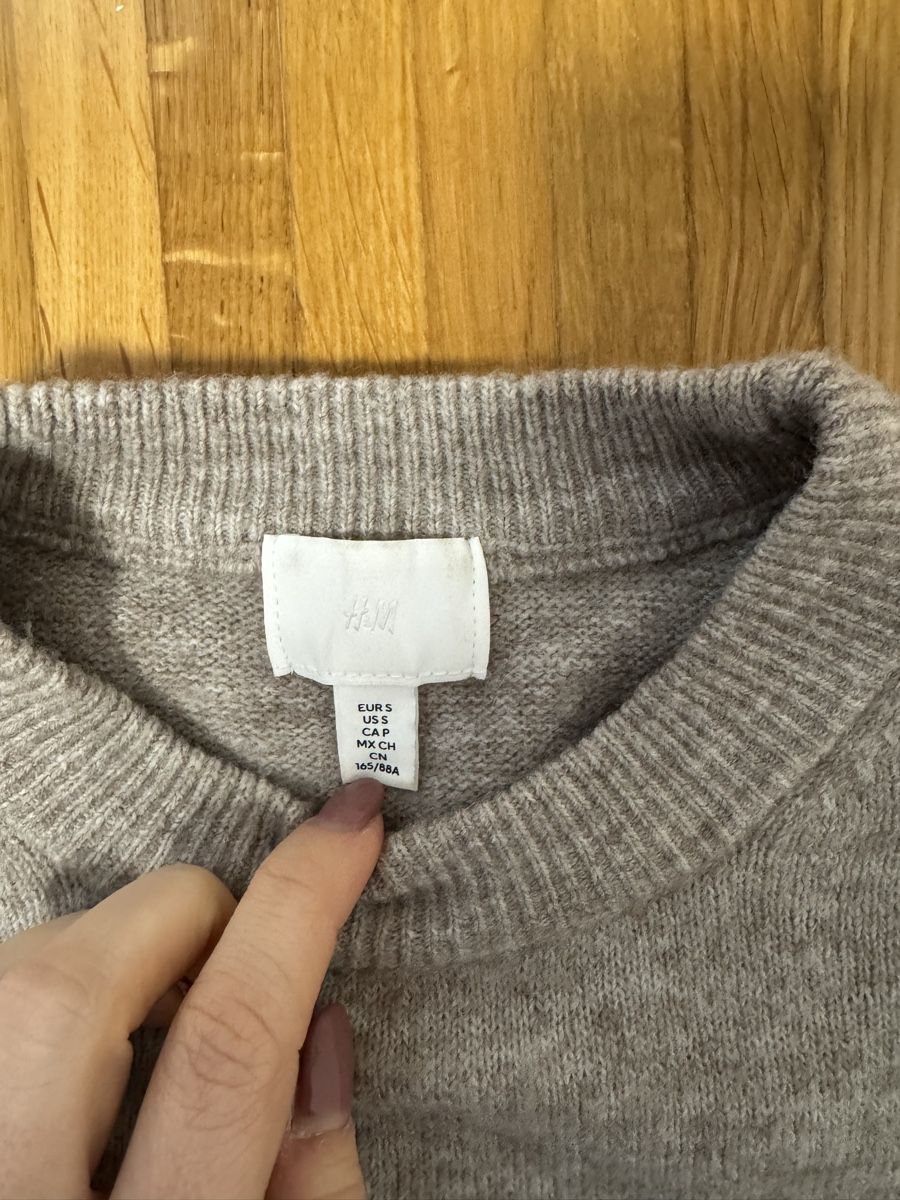 H&M Pullover & Sweatshirts: Kuscheliger H&M Wollpulli, Gr. S, beige, Herbst – Gebraucht aus Jona von Good_luck_ 5