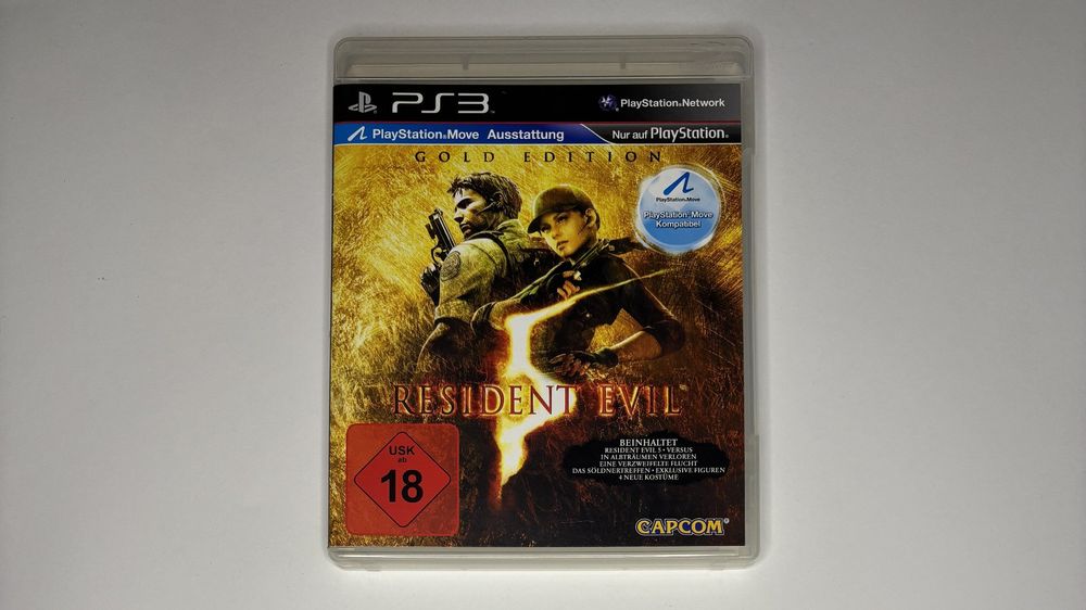 Jeu PS3 Resident Evil 5 - Très Bon État, Boîte Et Notice Incluses