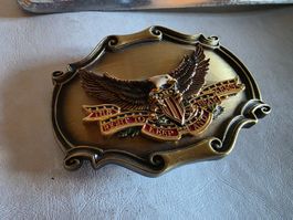 Gurt Gürtelschnalle American Eagle Pain Tree 1978