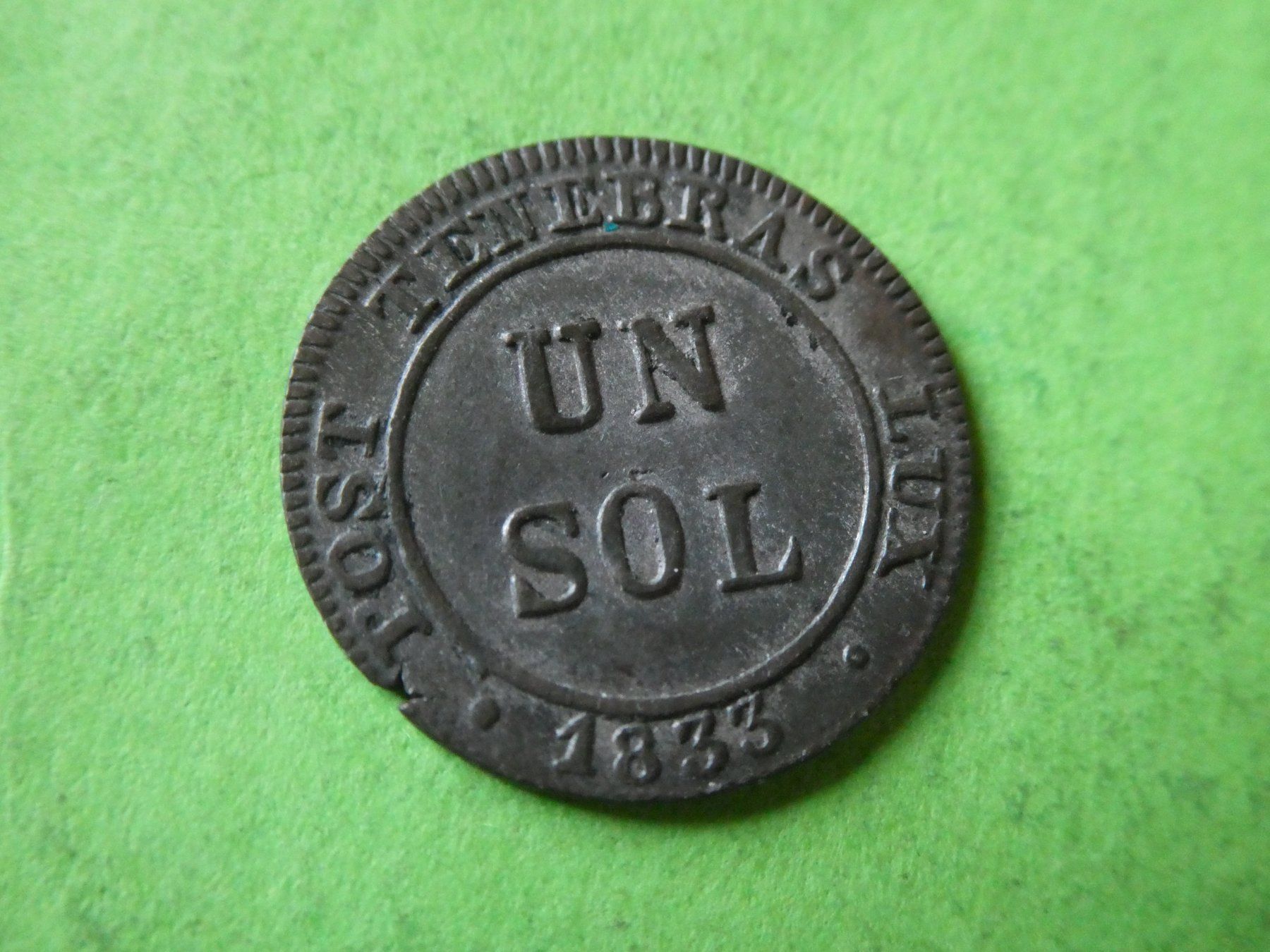 Toutes les monnaies: Genf 1833, 1 Sol – D'occasion à Hinterforst par rohusri 1