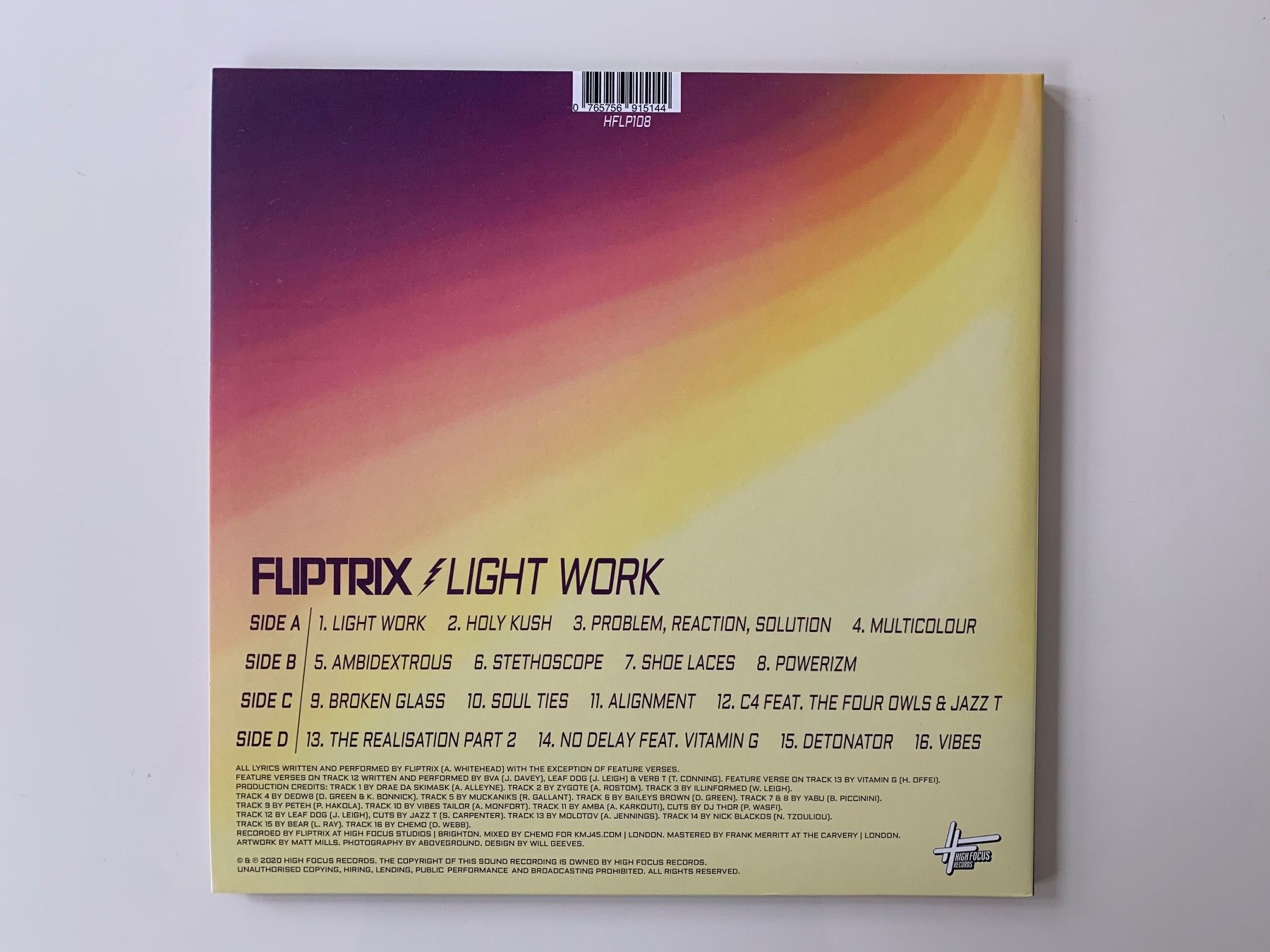 Dischi in vinile: Fliptrix- Light Work 2LP – Usato da Zug venduto da din_j97m 1
