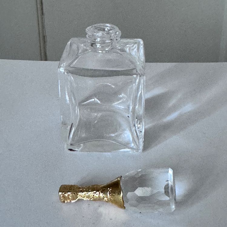 Vintage Parfüm Flakon aus Kristallglas CRISTALLERIE R. GROSS (Gebraucht ...