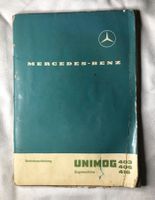 Mercedes UNIMOG 403 / 406 a / 416 - Betriebsanleitung 1966