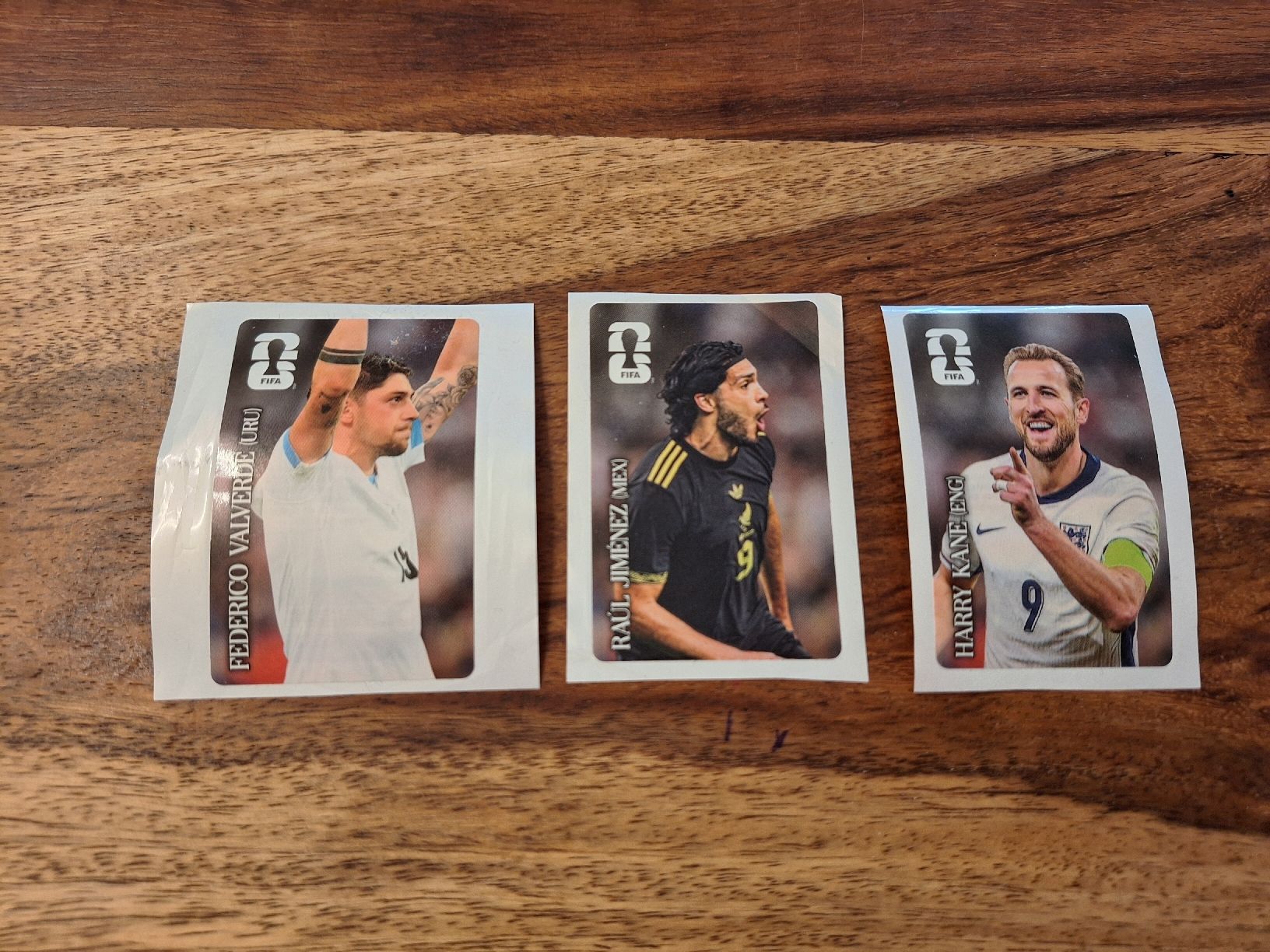 Panini Carte collezionabili: 3 Coca-Cola Sticker - Valverde - Jiménez - Kane – Usato da Horgen venduto da snickers58