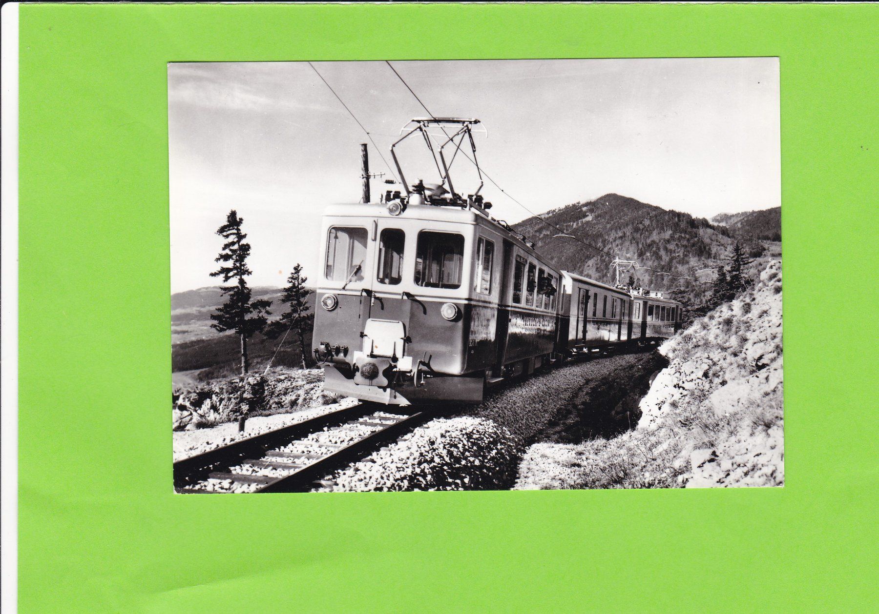 Cartoline postali: Chemin de fer d'Yverdon à Ste-Croix – Usato da St. Peterzell venduto da neckertal
