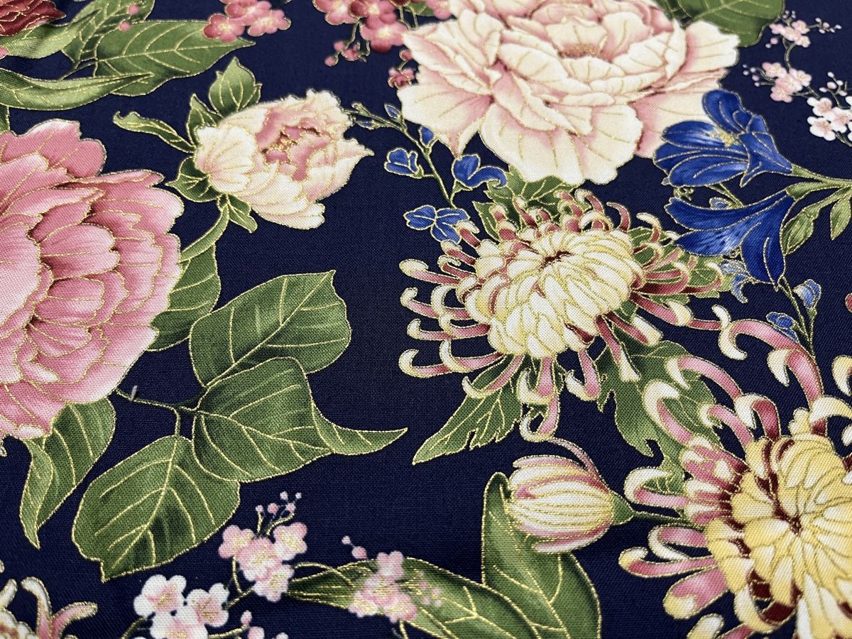 Stoffe: Patchworkstoff 2 er Set bunte Blumen – Neu (gemäss Beschreibung) aus Seuzach von KreativmitStoff 6
