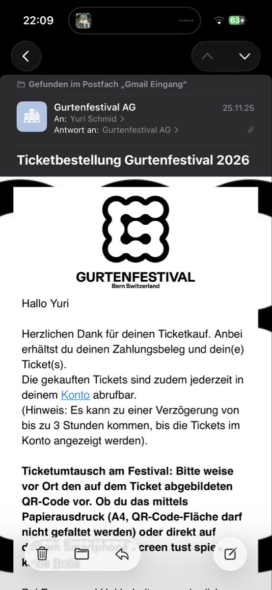 Biglietti: 2x Gurtenfesival 4-Tagespass Mi-So – Nuovo (secondo la descrizione) da Zürich venduto da schorsch98
