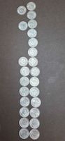 24 Silbermünzen