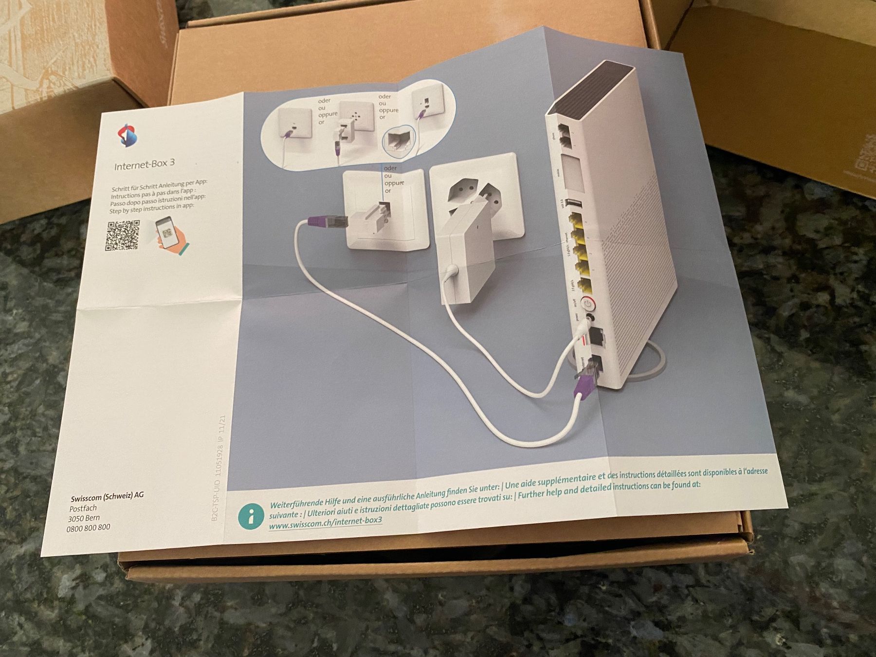 Swisscom Modems & Router: Swisscom Box 21 & Internet - Box 3 – Gebraucht aus Allenwinden von Obalu 2