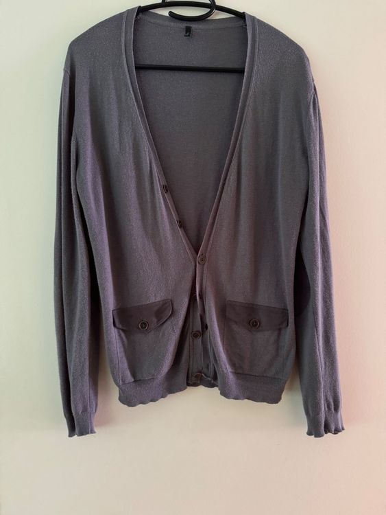 Herren Cardigan mit Ellenbogen-Patches S (Gebraucht) in Zürich