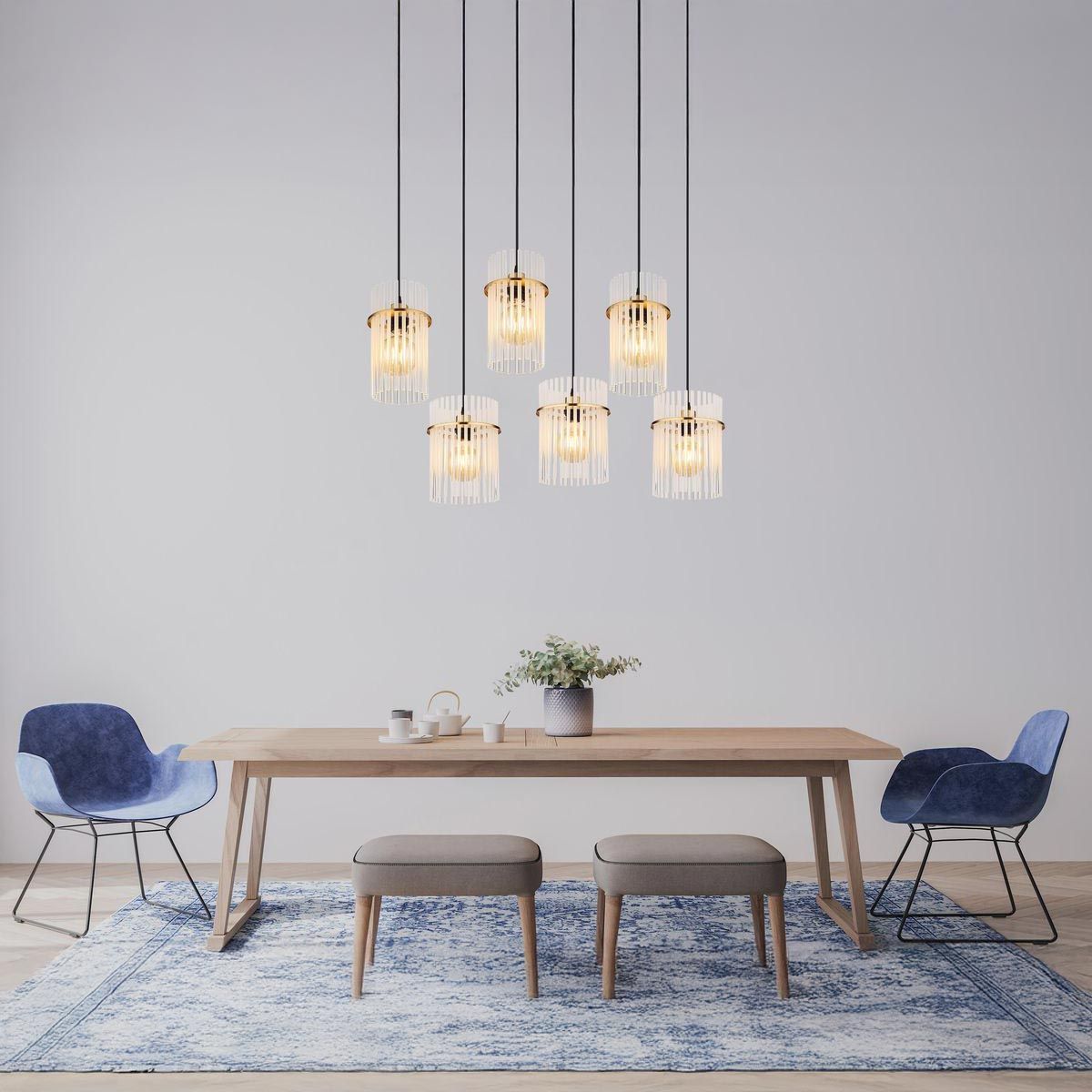 Kronleuchter & Deckenlampen: Pendelleuchte, Gold, Glas, 93 cm x 36 cm – Neu (gemäss Beschreibung) aus Kreuzlingen von Smart-Light 1