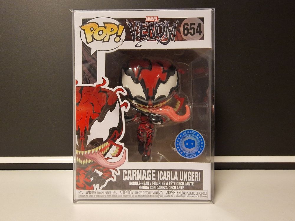 Funko POP! Marvel: Carla Unger (Carnage) – Vinylfigur Ca. 9,5 Cm, Offizielle Merchandise-Figur Für Sammler & Fans