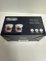 2 DeLonghi Cappuccino Gläser NEU