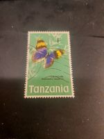 Tanzanie: Timbre rare papillon Euphraedra, collection 48