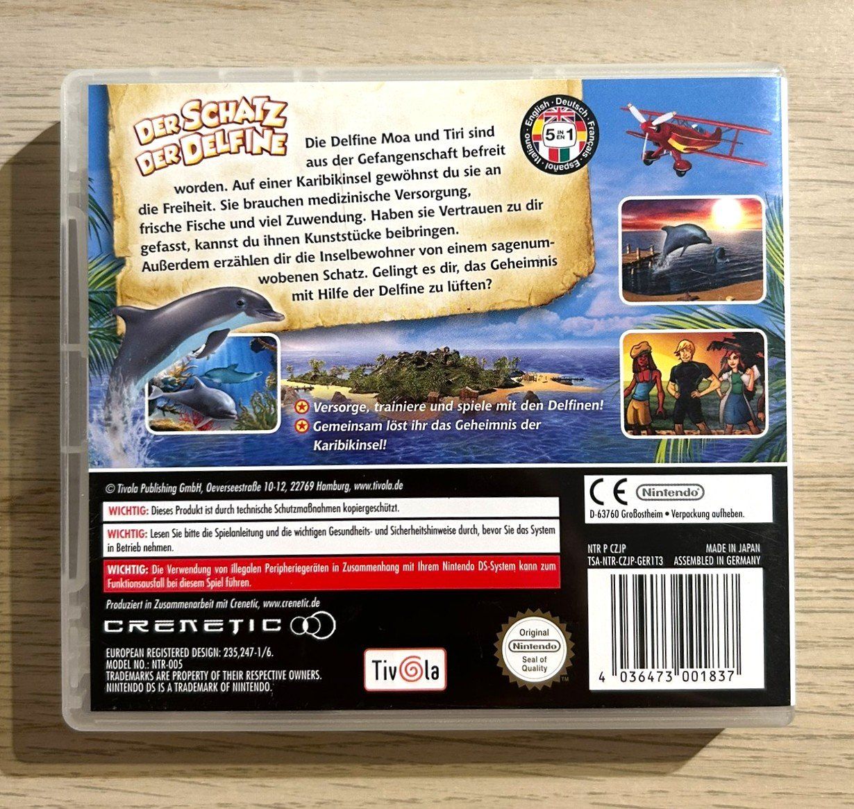Nintendo Giochi: Der Schatz Der Delfine Nintendo DS – Usato da St. Gallen venduto da Alpine.Arcade 1