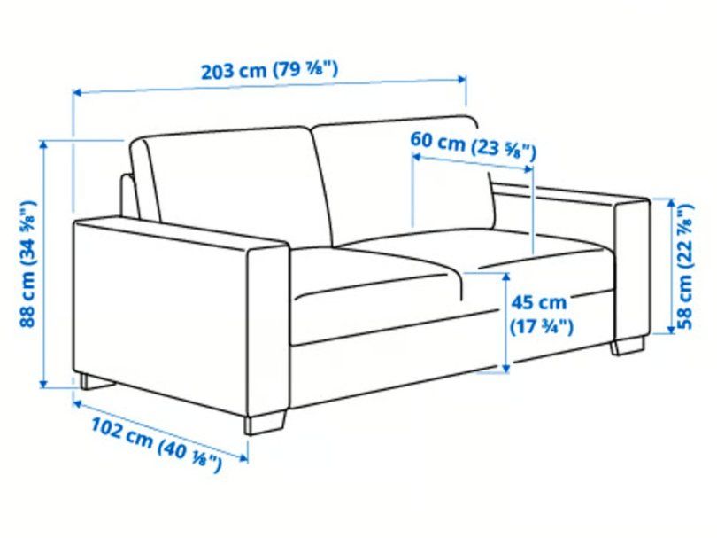 Ikea Sofas: IKEA Sörvallen 2er Sofa, mit Hocker, beige – D'occasion à Zuchwil par B0untyhunter 4