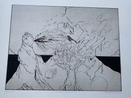 Daniel de Quervains, "Der Wind persönlich" 29/60 Sign.