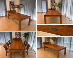 GOA Massivholz-Esstisch 220 × 100 cm  hochwertig & zeitlos