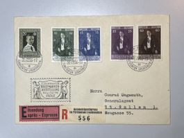 Liechtenstein 1956, R, Express nach St. Gallen, too Rarität!