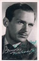 Douglas Fairbanks Jr 1909-2000 Autogramm Vintage Foto 9x14cm