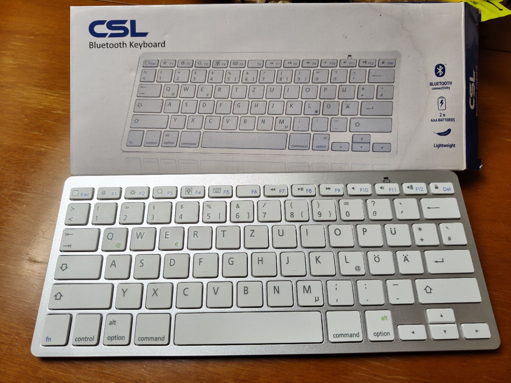 Tastiere: CSL Bluetooth Keyboard – Nuovo (secondo la descrizione) da Mörschwil venduto da seb_6jyc