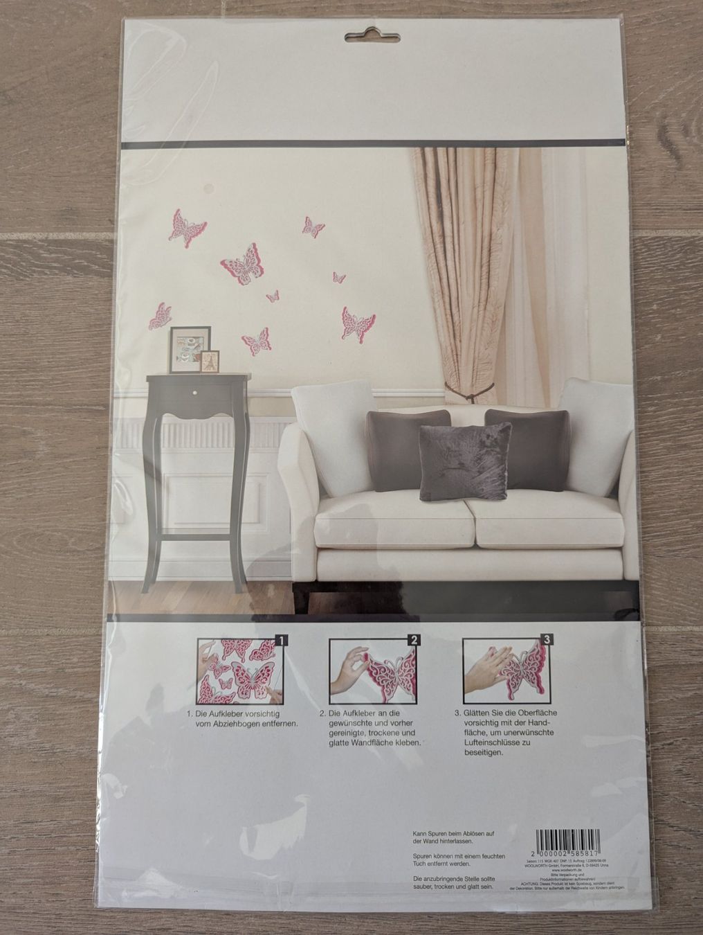 Tutte le decorazioni: Wanddeko Schmetterling pink – Nuovo e nell'imballaggio originale da Binz venduto da Aleksruski 1