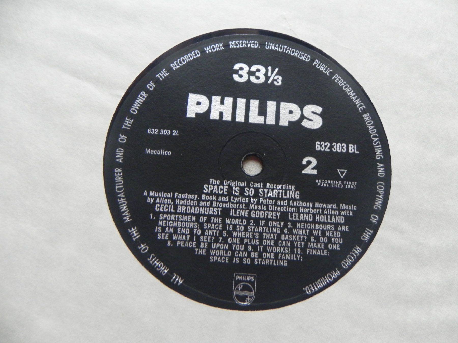 Dischi in vinile: LP Fantasy Musical Space is so Startling 1963 – Usato da Siebnen venduto da krimsie 4