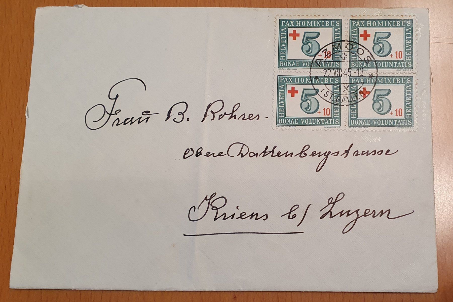 Tutti i francobolli: 1945 Lot Paxmarken Gestempelt – Usato da Kreuzlingen venduto da Rschweiz1 5