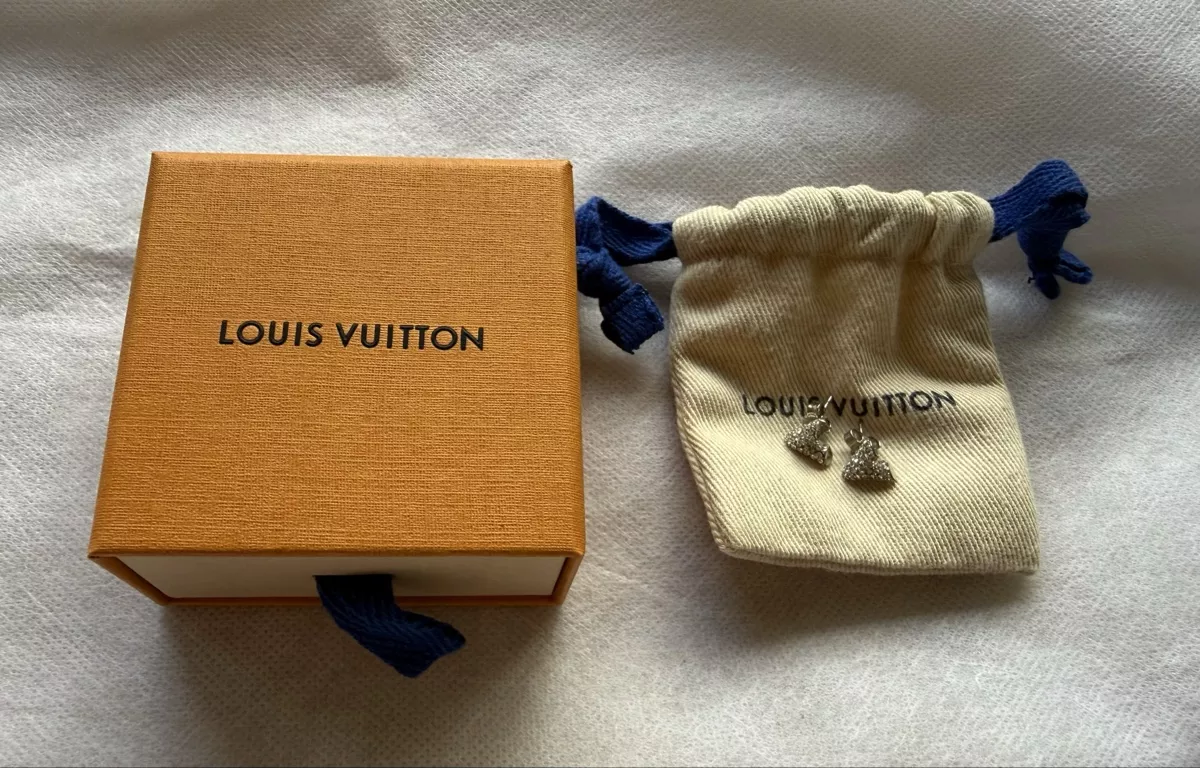 Louis Vuitton Orecchini pendenti & Orecchini a lobo: Orecchini Luis Vuitton – Usato da Sessa venduto da matisecondhan 3