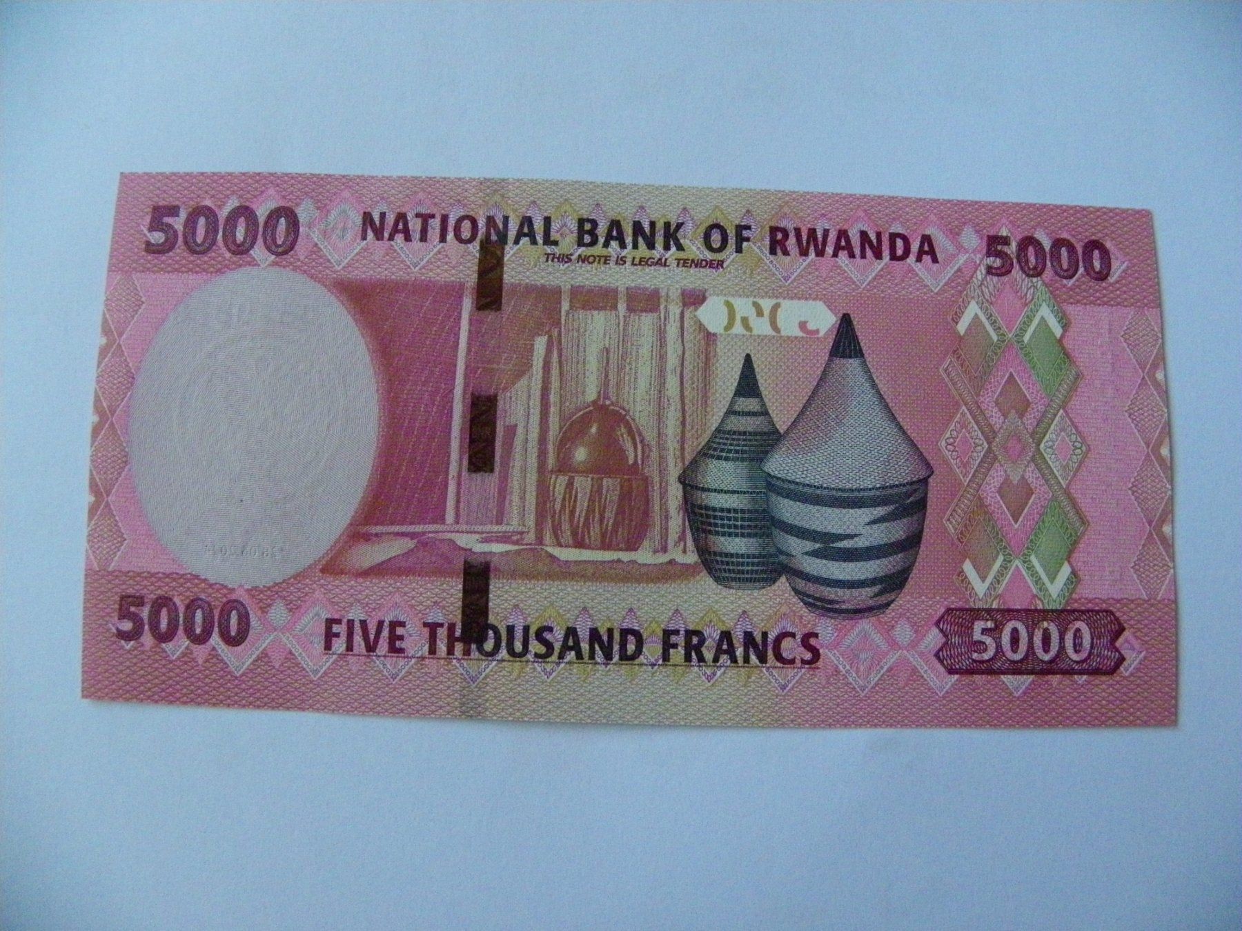 Banknoten: 5000 Ruanda Francs 2024, Geldschein, Neuwertig – Neu (gemäss Beschreibung) aus Untersiggenthal von Gas61 1
