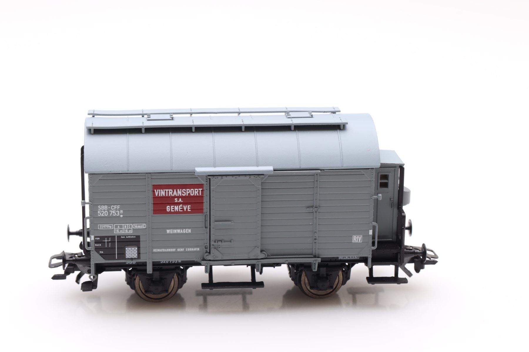 Fleischmann Modellini di ferrovie: Fleischmann 545503 SBB Weinwagen Genf, H0 – Nuovo (secondo la descrizione) da Ried (Muotathal) venduto da Modellbahn.swiss 2
