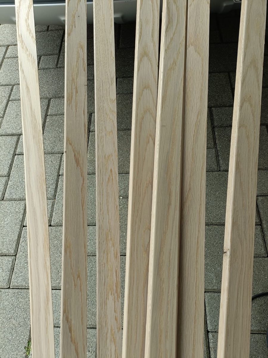 Articoli in legno: Neue Fussleisten Eiche – Nuovo (secondo la descrizione) da Appenzell venduto da babet01