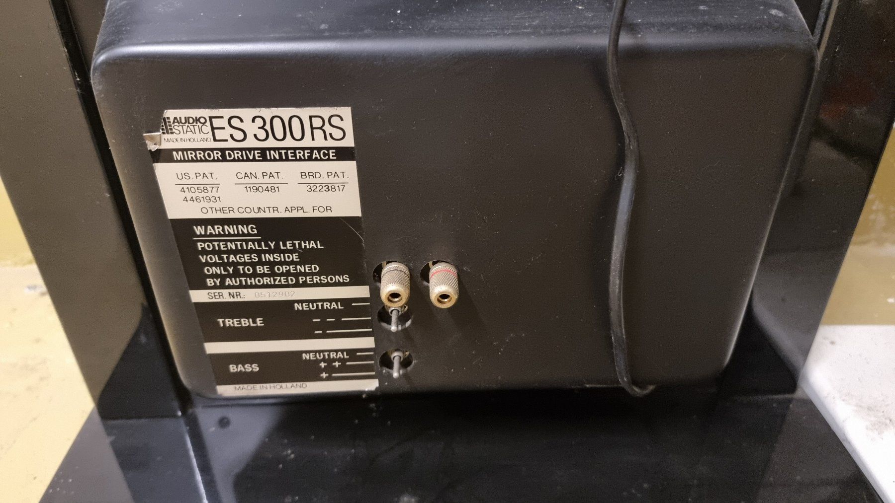 Lautsprecher: Audiostatic ES 300 RS – Defekt aus Schöfflisdorf von Silvervintage.CH 1