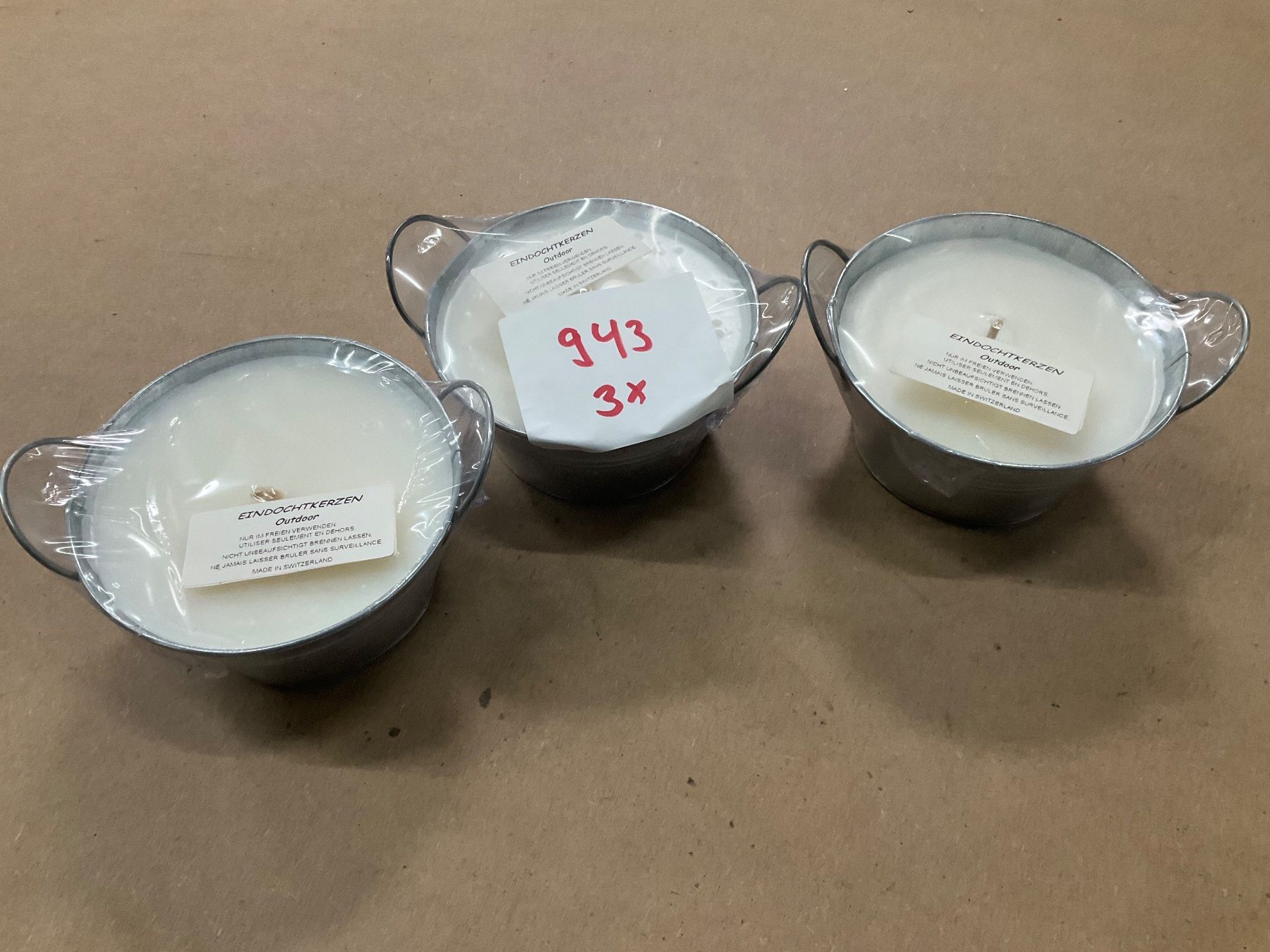 Candele: 943 Posten Eindochtkerzen Outdoor aus Liquidation – Nuovo (secondo la descrizione) da Derendingen venduto da Meisterstuecke 3