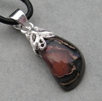 ♥ Anhänger / YOWAH BOULDER OPAL /SILBER ♥