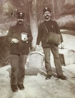 Originalfoto, Unikat, Briefträger, Post Bote, Beruf, um 1920