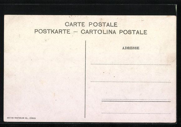 Cartoline postali: Interlaken, Bahnhofstrasse mit Pferdekut – Usato da Berlin venduto da bartko-reher 1