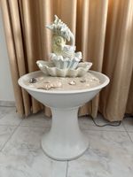 Zimmerbrunnen mit Meeresdeko - ein Hauch vom Meer