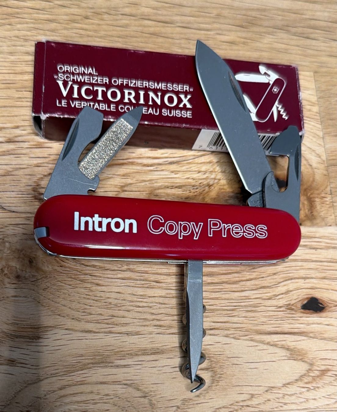Victorinox Coltelli tascabile: VICTORONOX INTRON COPY PRESS SACKMESSER – Nuovo e nell'imballaggio originale da Zürich venduto da Frei-Occasionen 1